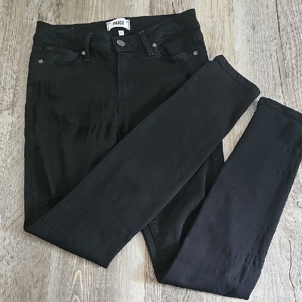 Paige Verdugo Ultra‎ Skinny Women's Black Jeans Size 26